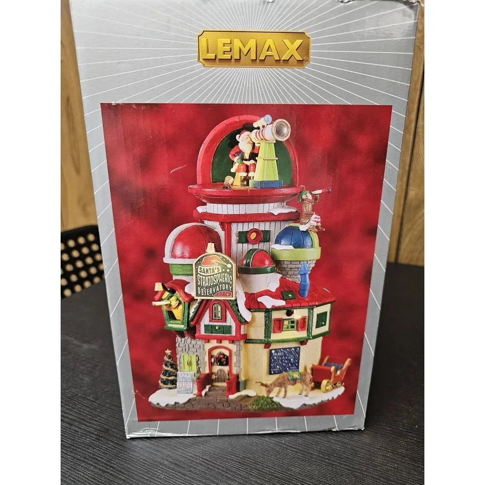 Lemax 2022 Christmas Village Santa's Stratospheric Observatory, Lighted‎ READ